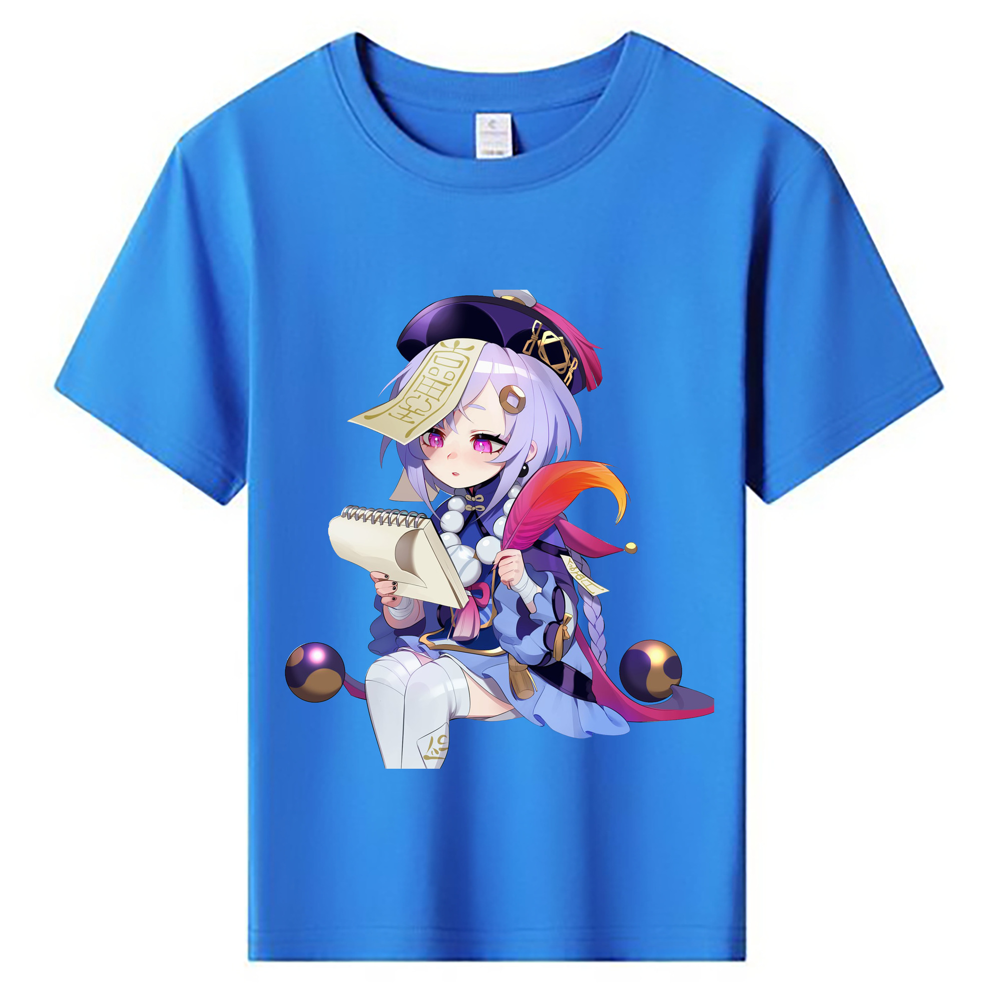 げんし神 七七 なな  genshin Nana 綿100％キッズTシャツ（フロントプリント）